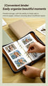 Pink PU Leather Zippered Photo Album - Holds 240 3 Prints"