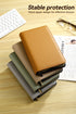 Brown PU Leather Zippered Photo Album - Holds 240 3 Prints"