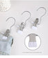 Light green Stainless Steel Hanging Clips (35 PCS) - Strong Grip for Pants, Hats, Socks, Laundry