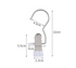 Light green Stainless Steel Hanging Clips (35 PCS) - Strong Grip for Pants, Hats, Socks, Laundry