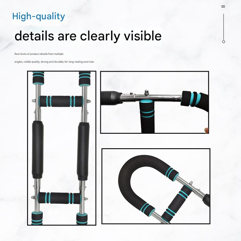 Red Black Adjustable U-Shaped Arm Exerciser - For Home Fitness Strength Training (40kg)