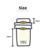 Purple Portable salad cup with ingredient compartment and fork and spoon - enjoy breakfast on the go