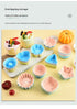 Style 2 Silicone Mini Cake Molds (30 Pack) -  For Cupcakes, Desserts (7.8x7.5x2.8cm)