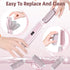 Gray purple Rechargeable Electric Callus Remover - 3 Speeds, LCD, for Smooth Feet
