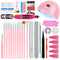 Complete Nail Art Manicure Kit - UV LED Lamp, Electric Drill, Brushes & Accessories
