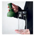 Style Cold Brew Bottle - 450ml Glass, Leak-Resistant Silicone Top Green Silicone Lid