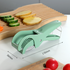 2 pcs Green 5-Blade Fruit & Vegetable Slicer for Crinkle Cuts - Kitchen Gadget