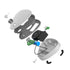 Portable Ozone Sterilizer & Deodorizer - For Fridge, Shoe Cabinet, Wardrobe