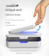 White 2-in-1 UV Sterilizer Box & Detachable Wand - For Phone, Jewelry, Masks