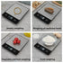 Black Digital Kitchen Scale - Stainless Steel Food Scale for Baking & Cooking (10kg/1g)