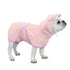 Pink Hooded Dog Bathrobe - Super Absorbent, Adjustable Fit, Cozy Pet Towel (Size : XS)