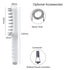 Handheld Pet Grooming Shower Sprayer - With Comb Teeth Hose & Adapters