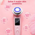 Portable EMS Face Sculpting Tool - LED Photon, Hot Compress, Vibration for Radiant & Firm Skin