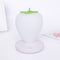 White Cute Silicone Strawberry Night Light - USB Rechargeable, Touch Control