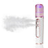 White Dual Nozzle Nano Facial Mister - USB Rechargeable Hydrating Spray