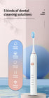 White Professional Sonic Toothbrush for Adults - 5 Modes, Smart Timer (4 brush heads)