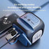 Black T&G Portable Cube Bluetooth Speaker - RGB Lights, FM Radio, Multi-Input Sound System