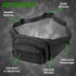 Black Rugged Tactical Waist Pack - MOLLE Outdoor Fanny Bag for Hiking Cycling & Travel