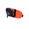 Orange And Black Water-Resistant Bicycle Saddle Bag - 1.3L Reflective Seat Pack for Road & Mountain Bikes