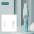 Blue Rechargeable Pet Grooming Clipper with Built-in Vacuum - Low Noise Hair Trimmer for Dogs & Cats