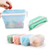 2 Pcs Pink Collapsible Silicone Food Storage Container - Microwave & Freezer Safe Lunch Box