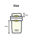 Purple Portable Salad & Breakfast Cup On-the-Go - Dual Compartment Container with Spork