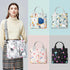 Black Versatile Nappy Bag Tote - Lightweight Diaper Bag with Insulated Pocket & Crossbody Strap