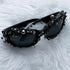 Pink Edgy Punk Rock Spiked Sunglasses - Statement Goth Studded Eyewear