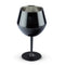 2 Pcs Black Detachable Stainless Steel Wine Glass - 14oz (420ml) Portable Stemmed Goblet for Outdoors & Travel