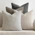 Light Blue Plush Chenille Cushion Covers Set of 2 - Soft Textured Decorative Throw Pillow Cases for Sofa Couch, 45x45cm