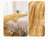 Green and Beige Diamond Pattern Soft Cozy Knit Throw Blanket with Tassels - Geometric Pattern Lightweight Acrylic Blanket for Sofa Couch Bed, 130x150cm