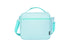 Blue Sparkling Rainbow Heart Insulated Lunch Bag for Kids - Portable School Lunch Box with Shoulder Strap