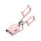 Pink USB-C Rechargeable Heated Eyelash Curler - Gentle Long-Lasting Lift with 2 Temperature Modes & Cute Cat Ear Design