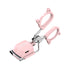 Pink USB-C Rechargeable Heated Eyelash Curler - Gentle Long-Lasting Lift with 2 Temperature Modes & Cute Cat Ear Design