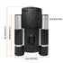 Black HD Digital Camera Binoculars 8X Zoom - Record Video & Photos with LCD Screen, Starlight Night Vision for Outdoors