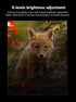 Red Professional HD Digital Night Vision Binoculars - 6X Optical Zoom, IR Illumination, Record 2.5K Video & 48MP Photos