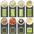 Green And Grey Ultimate 12-in-1 Multi-Functional Vegetable Slicer Dicer Chopper - Mandoline with Storage Containers & Drain Basket