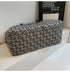 Black Stylish Geometric Pattern Travel Duffel Bag - Large Capacity Lightweight Weekender & Gym Bag