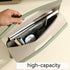 Beige Professional A4 PU Leather Document Bag - Waterproof Handheld File Folder Portfolio for Business & Conference