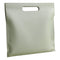 Light Green Professional A4 PU Leather Document Bag - Waterproof Handheld File Folder Portfolio for Business & Conference