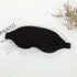 2 Pcs Black 3D Contoured Eye Mask - Total Blackout, Pressure-Free Memory Foam, Skin-Friendly & Breathable for Deep Rest