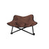 Brown Elevated Comfort Pet Bed - Portable & Foldable Dog Cat Cot - Durable 600D Oxford Fabric, Washable Cover, All Seasons