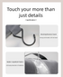 Grey Eco-Friendly RPET Hanging Toiletry Bag - Large Capacity Waterproof Travel Makeup Organizer