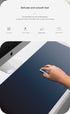 Beige Premium Large Silicone Mouse Pad - Non-Slip, 600x300mm for Office and Gaming