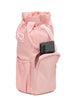 Pink Insulated Tumbler Carrier Bag - Crossbody Water Bottle Holder with Pockets & Adjustable Strap for Large Cups (Note: cup not included)