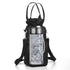 Purple Insulated Tumbler Carrier Bag - Crossbody Water Bottle Holder with Pockets & Adjustable Strap for Large Cups (Note: cup not included)