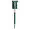 Green Solar Powered Ultrasonic Animal Repeller - Multi-Frequency Pest Deterrent with Motion Sensor, LED Strobe & Illumination Light