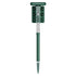 Green Solar Powered Ultrasonic Animal Repeller - Multi-Frequency Pest Deterrent with Motion Sensor, LED Strobe & Illumination Light