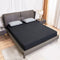 Dark Grey Queen Size Waterproof Fitted Mattress Protector - Soft & Breathable Bed Cover, Hypoallergenic, Deep Pocket (152x190x30cm)
