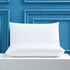 White Ultra Soft Brushed Waterproof Pillow Protectors (Set of 2) - 50x70cm, Stain & Spill Guard for Bed Pillows(Note: pillow core not included)